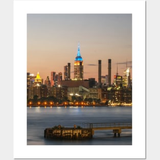 Manhattan Skyline Empire State Posters and Art